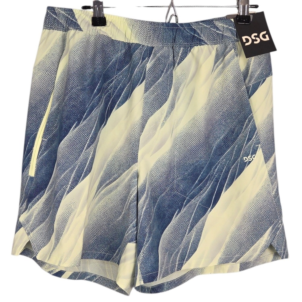 DSG‎ Agility Shorts Men Small Blue Green 6" Athletic Performance Training New